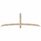 Ekena Millwork Bellingham Smooth Timber Gable Bracket, Douglas Fir, 84"W x 28"H x 3 1/2"D x 3 1/2"F, 8/12 Pitch GBW084X28X0404BEL00SDF - alternate 1